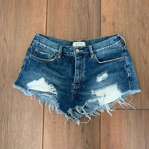 Free People Loving good vibrations shorts